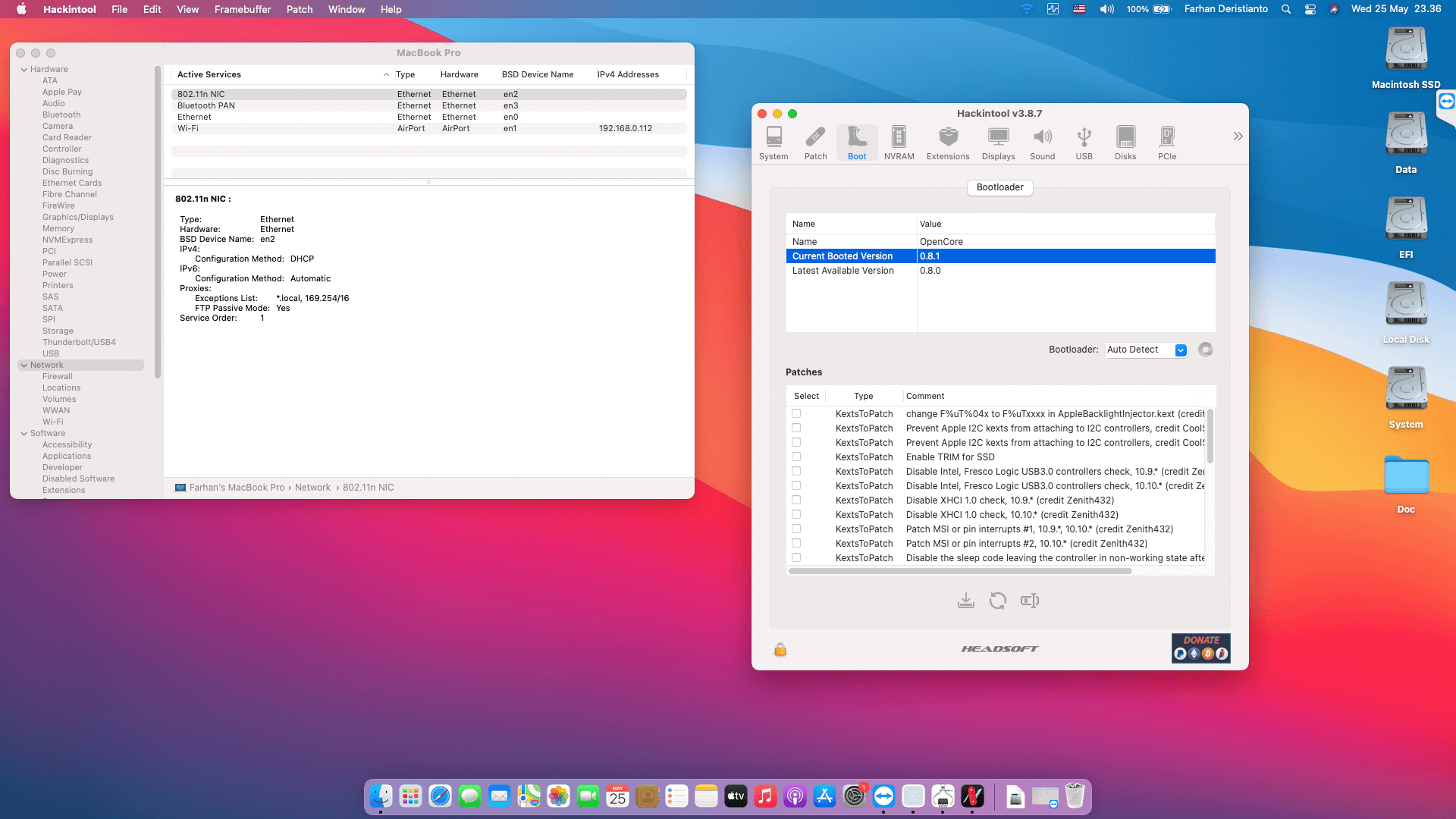 Asus ROG GL552V XDM044T [SkyLake   Intel HD 530 + I2C]   OpenCore 8